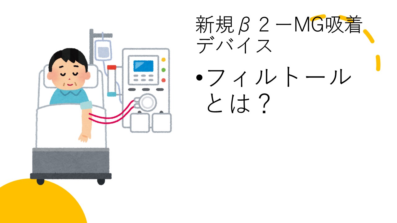 フィルトール β2MG 吸着カラム 図解